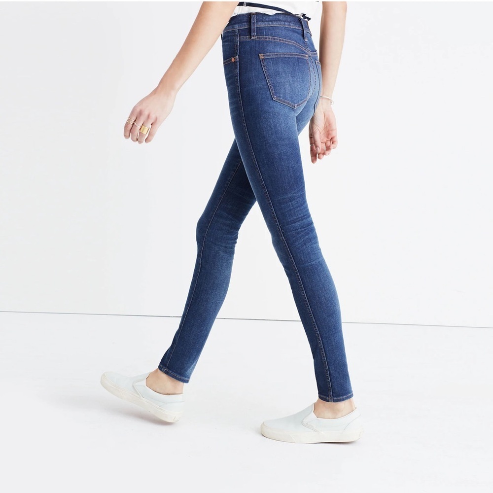 Madewell 9" High-Rise Skinny Dark Wash Jeans Size 25